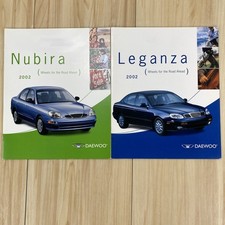 Vintage 2002 Daewoo Nubria And Leganza Dealer Brochures RARE