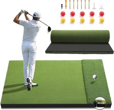 Dual/Tri Turf Golf Mat 5x4/6x4ft 40-50mm Thickened for Practice