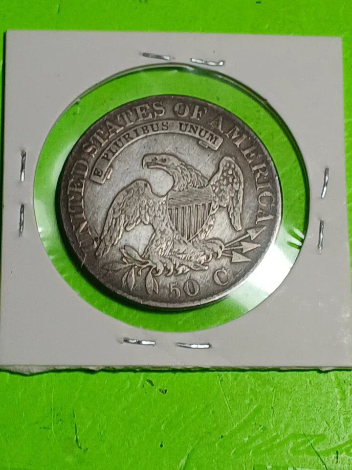 1824-P CAPPED BUST HALF DOLLAR. XF CONDITION. NICE - Image 2 of 2