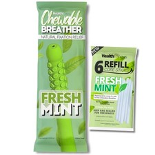 Health Chews Fresh Mint Quit Smoking Inhaler   Natural Aromatherapy Chew Stick