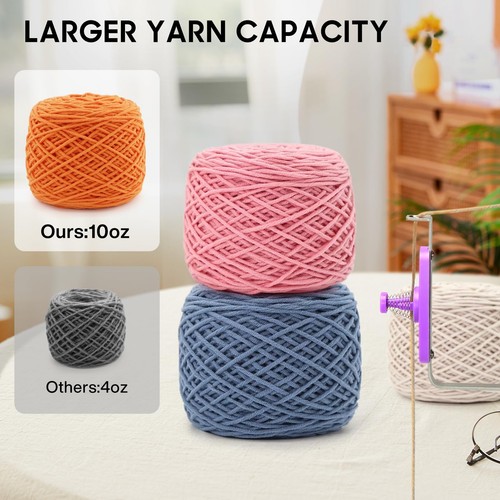 Electric Yarn Winder for Crocheting High Speed, Upgrade Three Gears Adjustabl... - Picture 4 of 7