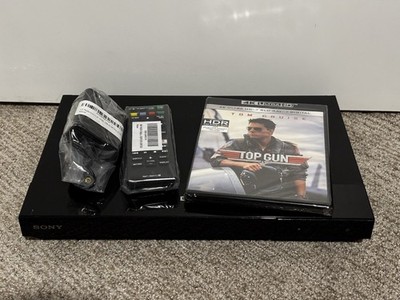 Sony UBP-X700 4K Ultra HD Blu-ray Player + Remote + Power + Top Gun 4k Blu-ray