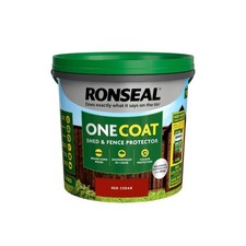 Image of RONSEAL ONE COAT FENCE LIFE 5L Dark Oak, Medium Oak, Charcoal Grey, Tudor Black