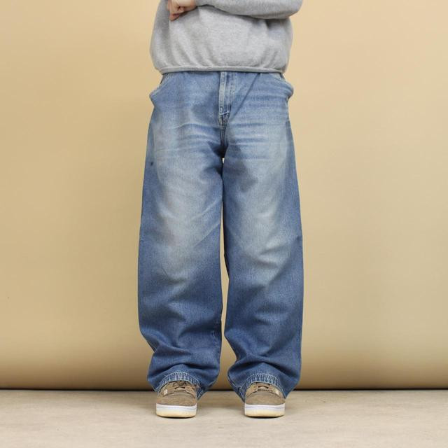 Blue baggy skate jeans W34 image 2