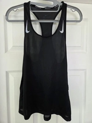 Nike Dri-Fit Racer Back Gym/Run/Active Vest Black Size XS Excellent Condition - Image 1 of 4