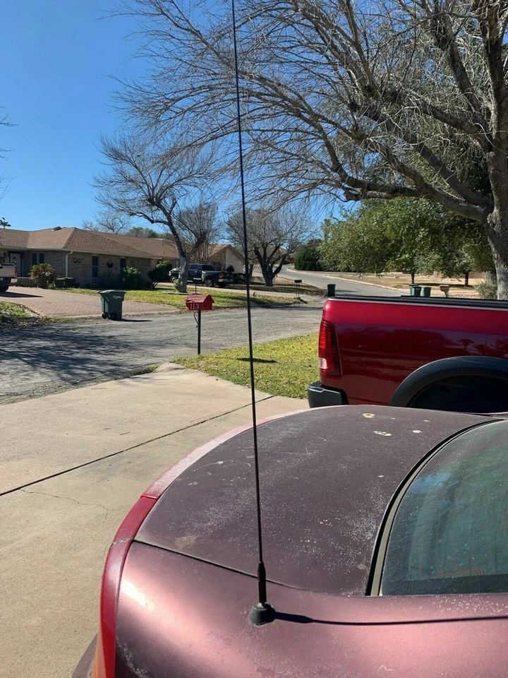 Mástil de antena de acero inoxidable negro 31" radio AM/FM para Dodge Intrepid 1993-2004 Foto 3 de 4