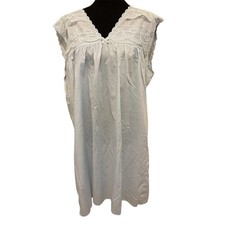 Lace Yoke Women's Chemise Nightgown -