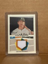 2025 Topps Heritage Baseball Tyler Soderstrom Clubhouse Collection Relic A's
