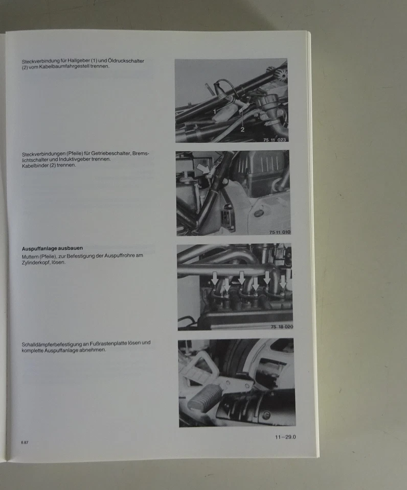 Manual De Taller BMW K Modelos K 75 / K 100 / K 100 RS / K 100 RT / K 100 LT - Imagen 2 de 2