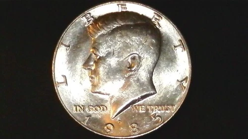 1985-D Kennedy Half Dollar — photo from another recent sale
