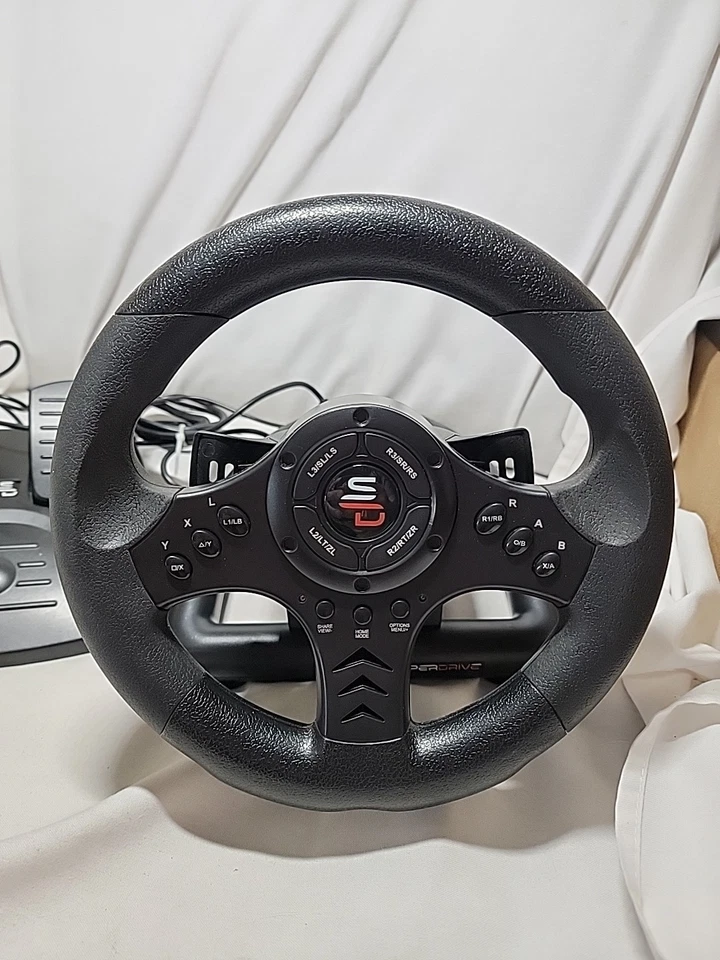 Superdrive SV450 racing wheel w Pedals & Shifters (Compatible to most devices) - Image 3 of 4