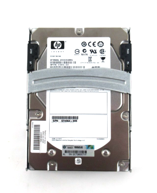 300GB SAS 3.5"" 15K RPM 6GB/s HDD - 586009-001