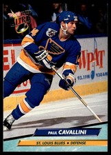 1992-93 Ultra !!! Paul Cavallini St. Louis Blues #185