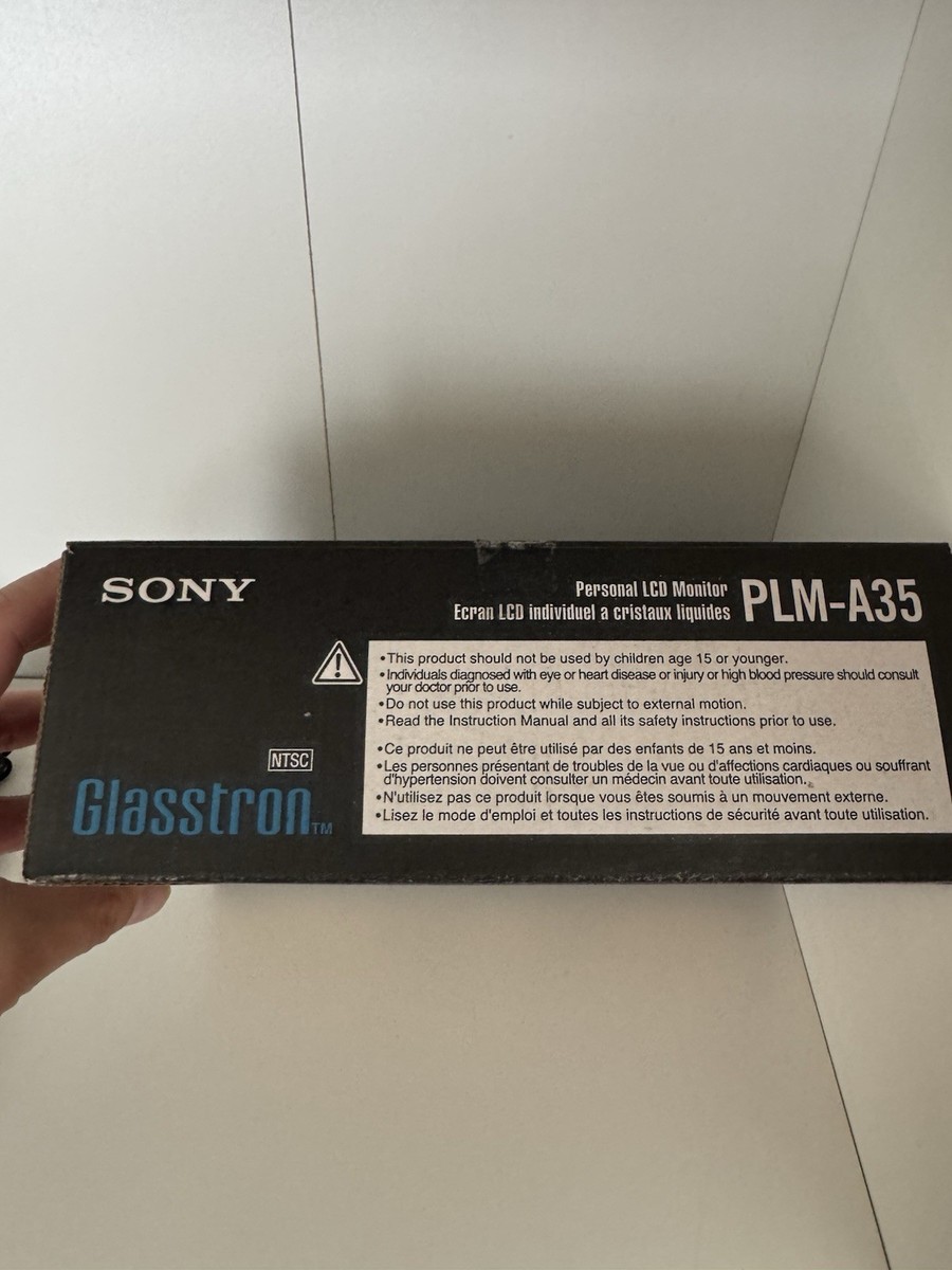 Sony Glasstron PLM-A35 LCD Monitor for sale online | eBay