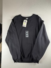 Vintage 90s Deadstock Russell Black Crewneck Sweatshirt Mens Large