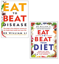 Dr William Li 2 Books Set (Eat to Beat Disease & Eat to Beat Your Die) Free ship