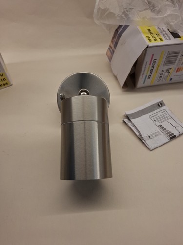 External Stainless Steel Up and Down Wall Lights matching Spot Lights - Picture 3 of 8