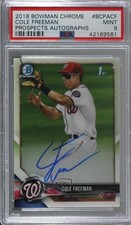 2018 Bowman Chrome Prospect Cole Freeman #BCPA-CF PSA 9 MINT Auto g6p