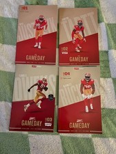 2019 SAN FRANCISCO 49ERS GAMEDAY PROGRAMS LOT OF 4 PITT / CLEV / SD / DAL