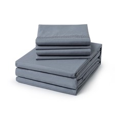 ClevaHome Twin Size Sheet Set - 4 Piece Soft Breathable Luxury Bed Sheet Set ...