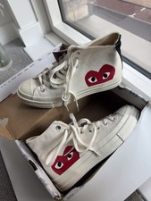 Image of Converse Play Comme des Garçons Shoes, Size UK 7