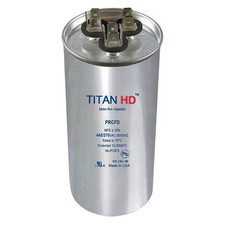 Titan Hd Motor Dual Run Cap,70/7.5 MFD,440V,Round PRCFD7075A Titan Hd PRCFD7075A