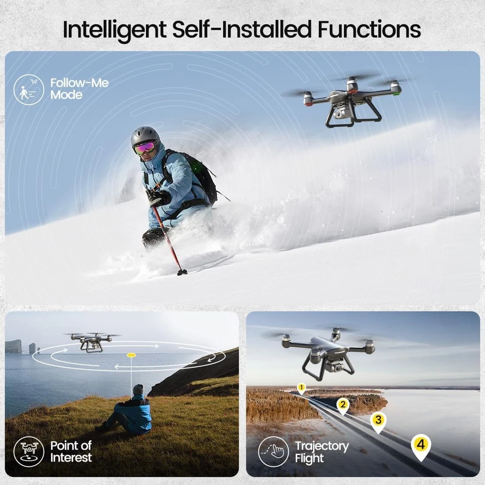 Holy Stone HS700E EIS Drone with 4K UHD Camera GPS RC Quadcopter 5GHz FPV Live - Image 4 of 4