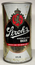 Strohs 12 oz. Straight Steel Beer Can