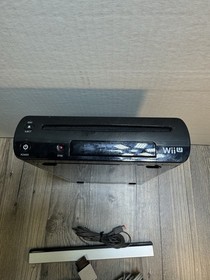 Nintendo Wii U 32GB Console Sensor Bar & AV Cables No Power Cords TESTED Works