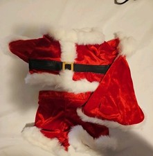 Build A Bear Santa Outfit Hat Jacket Pants Sack Christmas
