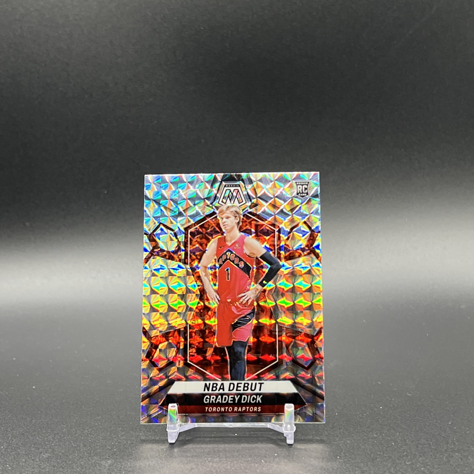 Gradey Dick 2023-24 Panini Mosaic - NBA Debut Rookie Mosaic Prizm #260 (RC)