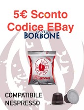 400  CAPSULE COMPATIBILE NESPRESSO* RESPRESSO RED ROSSA CAFFE BORBONE