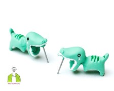 👂2 Pezzi Orecchini Carini Morso di Animale Orecchini Animali Cartoni Animati