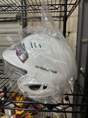 Rawlings R16 Series Matte Batting Helmet only,MATTE WHITE JUNIOR 6 3/8-7 1/8