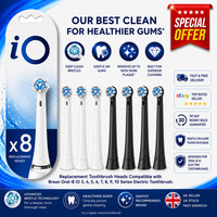 Replacement Toothbrush Heads for Oral-B iO 2/3/4/5/6/7/8/9/10 Series Pack of 4