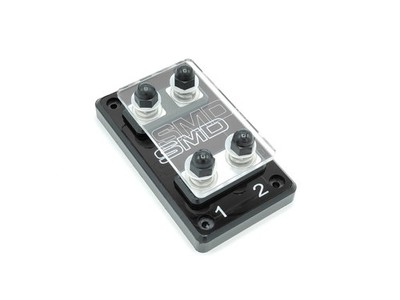 Steve Meade Designs Double Fuse Block SMD ANL Fuse Holder Aluminum Car Audio