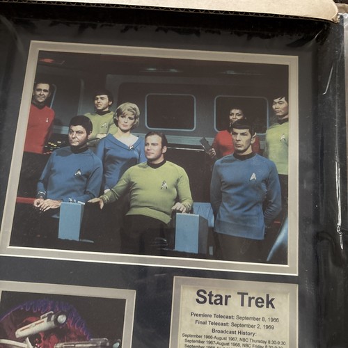 Star Trek Original Series 11 x 14 Matted Framed Cast Enterprise Telecast ST:TOS - Picture 3 of 7