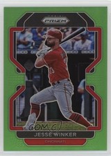 2022 Panini Prizm Tier II Lime Green Prizm 35/125 Jesse Winker #128 0q3
