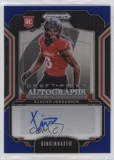 2025 Panini Prizm Draft Picks Blue 167/249 Xzavier Henderson #DPA-XHN Auto 1ny5