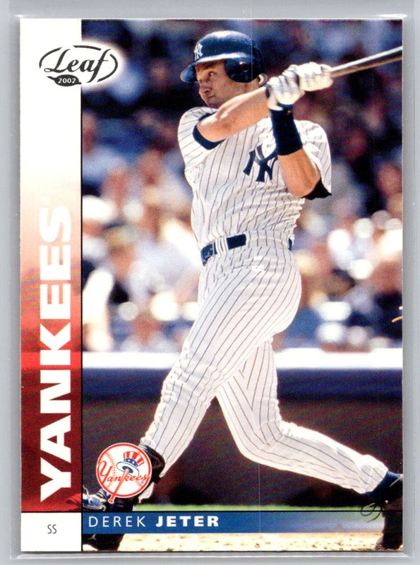 2002 Leaf Base Set #129 Derek Jeter