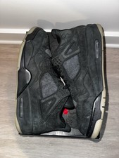 Jordan 4 KAWS Black Sneakers Size 12