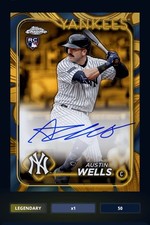 [DIGITAL] 2024 Topps Gilded - Austin Wells - Legendary Rookie Auto /50