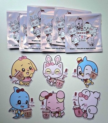 Neopets x Gong Cha - Sticker Bundle (Full Set of 6)