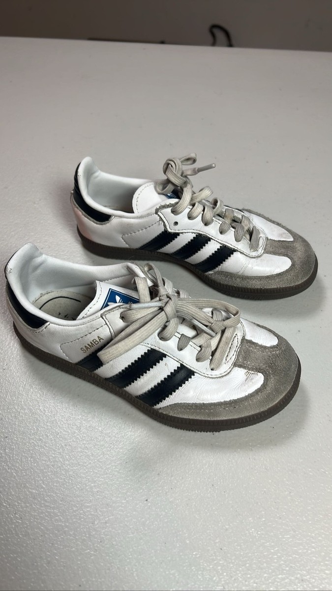 Adidas Samba OG Cloud White Core Black Kids Sneakers Shoes