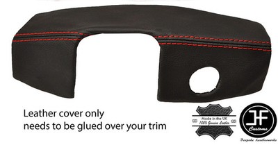 Rote Naht Dash Trim Lederabdeckung Passt Für ISO Rivolta Fidia S4 Custom Neu
