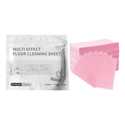 Multi-Effect Floor Cleaning Sheets,100pcs Water-Soluble Floor Cleaning Sheets