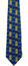 SpongeBob SquarePants Neck Tie Nickelodeon 2003 Blue Cartoon Men's Undersea