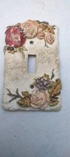 Light Switch Wall Plate Cover Roses Pomegranate Home Decor