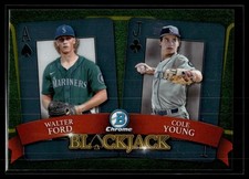 Cole Young / Walter Ford 2022 Bowman Draft Blackjack A Card #BJ-7
