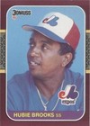 1987 Donruss Opening Day - Hubie Brooks #91